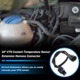thumbnail image 3 of Conector de arnés de extensión de sensor de temperatura de refrigerante de 24" CTS para Chevrolet Camaro 1999-2002 y Pontiac Firebird 1999-2002, 3 of 7