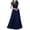 *Navy, variant on ClodeEU Women's Lace Long Sleeve Flowy Maxi Dress ,Elegant Bridesmaid Evening Gown Green,Womens Plus XXL