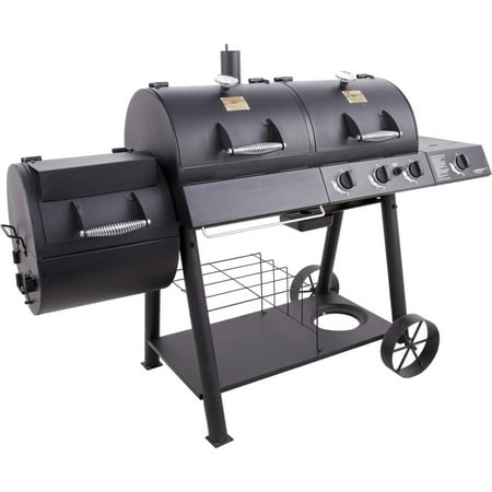 Char-Broil Oklahoma Joe's Gas & Charcoal Combo Grill with (Best Gas Charcoal Smoker Grill Combo)