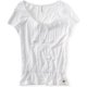 thumbnail image 1 of Blusa Aeropostale de punto sólido bohemio para mujer blanco X-Large, 1 of 1