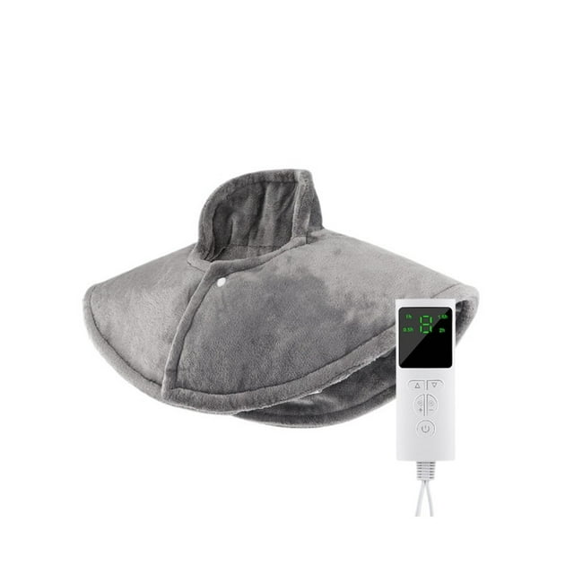 Heating Pad for Neck, Neck and Shoulders Heating Pads with Deeper Pain Relief, Electric Heating Pad for Back, Christmas Birthday Gifts for Women Men Mom,Grey