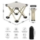 thumbnail image 4 of Taburete plegable portátil para exteriores | Silla de camping de instalación rápida | Diseño compacto y ligero con bolsa de transporte | Soporta 160 kg | Ideal para camping, pesca y senderismo, 4 of 9