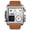 Brown, variant on Southeast Asia Square Large Dial Men'S Business Electronic Watches Unique Dial Design Watches