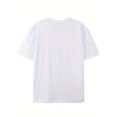 thumbnail image 3 of Men's Trendy Retro Hip Hop Street Casual T-Shirt, Pattern Print, Weight 100% Cotton High Quality Comfortable Versatile Soft Breathable Summer Short Sleeve Tops 220g Tee For Adult, Men, Women, 3 of 7
