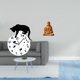 thumbnail image 2 of Reloj Colgante Silencioso De Pared Con Diseño De Gato, Movimiento Silencioso, Para Sala De Estar, Analógico, Sin Tictac, Estatua Del Sagrado Corazón De Jesús, Figura Coleccionable De Regalo, 2 of 8