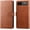 Brown, variant on RadEnergy EMF Blocking Leather Wallet Phone Case for Google Pixels with Card Holder, Anti Radiation EMF Protection, Radiation Blocker Cell Phone Leather Flip Folio Case (Brown, for Pixel 10)