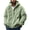 Green-1, variant on Mens Fuzzy Sherpa Jacket Fleece Long Sleeve Zip Up Coat Thermal Plush Winter Cozy Outwear Warm Coats Outdoor Fashion
