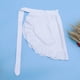 thumbnail image 3 of Delantal europeo de algodón con volantes para damas de honor, color blanco puro, para mujeres y niñas (blanco), 3 of 6