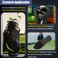 thumbnail image 7 of YXMEIGUO Golf Bag Cover, Golf Bag Travel Rain Cover, Waterproof Storage Protector for Golf Clubs, Durable Golfbag Club Covers, Orange, 7 of 7
