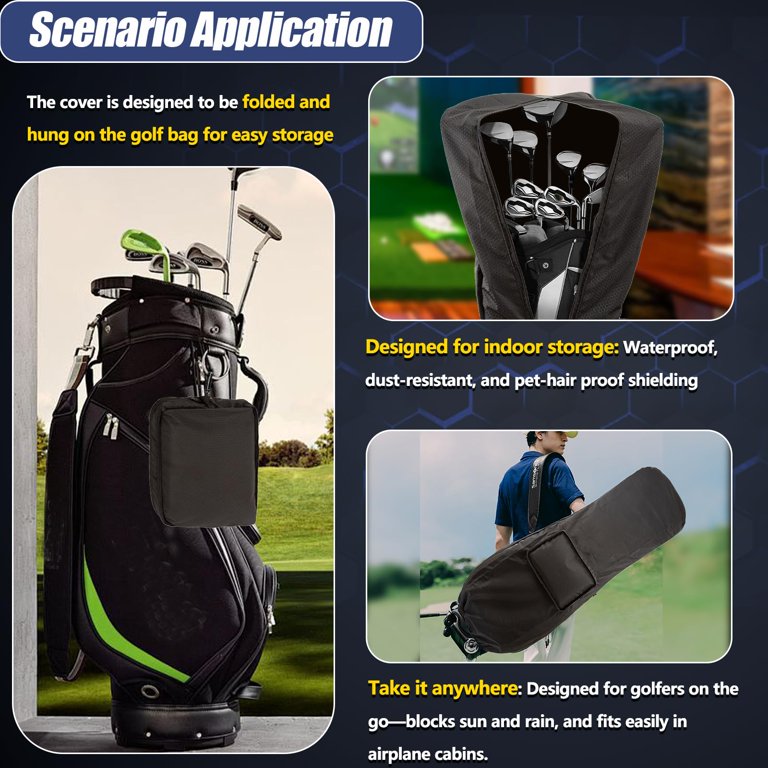 golf bag travel rain cover RainTek Are you tired of your bag getting soaked when it suddenly pours Rain Cover