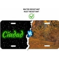 thumbnail image 4 of Ciudad De Mexico Aluminum Vanity License Plate, 6'' x 12'' – Reflective Lettering & Graphics, Tourist Souvenir Gift Sign, 4 of 6