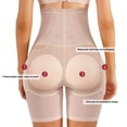 thumbnail image 2 of MISS MOLY Womens Shapewear Padded Butt Lifter High Waist Trainer Tummy Control Panties Hip Enhancer with Removable 4 Pads, 2 of 6
