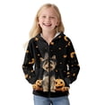 thumbnail image 3 of Xixirimido Yorkie Bats Jack-O-Lantern Halloween Printed Kids Hoodies for Boys Girls Zip Up Jacket with Pocket Teens Long Sleeve Hooded Sweatshirt Fall Winter Pullover Top for 9-11 Years, 3 of 7