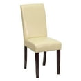 thumbnail image 1 of Chaise Parsons en cuir ivoire, 1 of 9