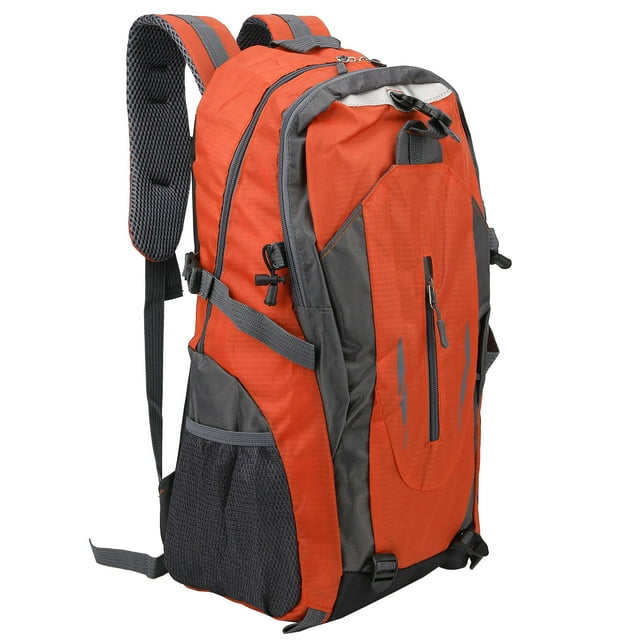 40L Waterproof Backpack Shoulder Bag For Outdoor Sports Climbing Camping Hiking Orange,