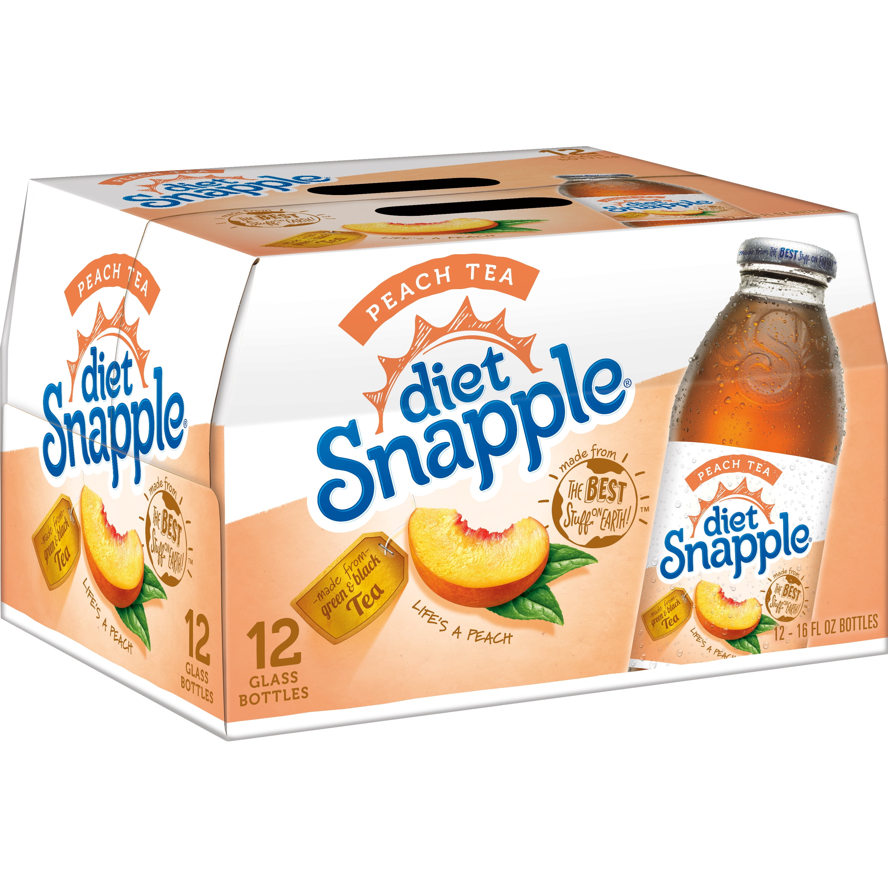 16 oz Peach Tea by Snapple at Fleet Farm