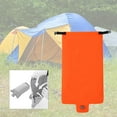 thumbnail image 5 of Camping Air Sleeping Pad Inflatable Backpacking Pad Hiking Traveling Folding Mattress Damp Bag Orange, 5 of 10
