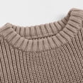 thumbnail image 6 of Annhoo Kids Knit Sweaters for Girl Crew Neck Oversized Soft Warm Trendy Pullover Kids Fall School Outfit Shirts, 6 of 9