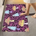 thumbnail image 2 of Dreamtimes Luxury Bathroom Rug Mat 17.3"x13.4", Extra Soft and Absorbent Microfiber Bath Rugs, Non-Slip Bath Carpet, Bath Mats for Bathroom Floor, Tub and Shower-Brightly Colored Mushrooms, 2 of 4