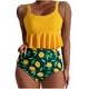 thumbnail image 5 of Traje de baño vintage estampado para mujer, traje de baño conservador, traje de baño de bikini con falda de playa estampada para mujer, traje de baño de nailon para mujer, 5 of 8