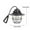 🔥 Black_Hot#5063, variant on Outdoor Vintage Pendant Light | Rechargeable LED Camping Lantern | Waterproof IPX4 ABS | 4 Modes: Warm, White, Breathing | Compact Portable Hanging Ambient Lighting | 4.09x3.7in | Black/Khaki/Green