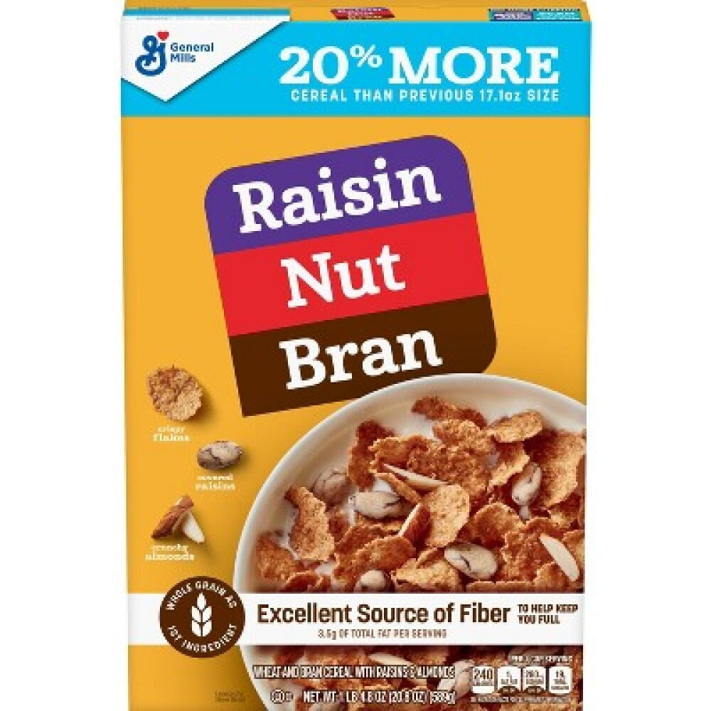 Raisin Nut Bran Cereal 20.8 oz (Pack of 3)