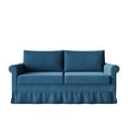 thumbnail image 3 of Home Design Devon Rolled Arm 3-Seater Sofa with Skirted Base and Rectangular Cushion Back, Traditional Upholstered Living Room Seating, 3 of 5