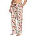 thumbnail image 6 of Honiee Strawberry And Flowers for men - a sleek fusion of Straight Pajama Pants, versatile Lounge Pants, and cozy Sleepwear, all rolled into one-X-Large, 6 of 6