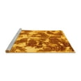 thumbnail image 2 of Ahgly Company Machine Washable Indoor Square Abstract Yellow Modern Area Rugs, 8' Square, 2 of 4