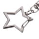 thumbnail image 5 of 60pcs Diy en forma de estrella de la estrella Snap llavero clip de metal giratorio giratorio con cadena, 5 of 5