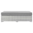 thumbnail image 4 of Modway Convene Outdoor Patio Rectangular Ottoman in Light Gray Gray, 4 of 6