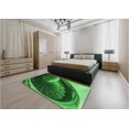 thumbnail image 4 of Ahgly Company Indoor Square Patterned Deep Emerald Green Area Rugs, 8' Square, 4 of 6