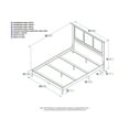 thumbnail image 3 of Madison Traditional Bed in Multiple Colors and Sizes, 3 of 7