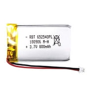 BrightTea 3.7V 800mAh Lithium Ion Polymer Battery Rechargeable Battery Li-ion Li-Po