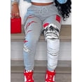 thumbnail image 2 of LovelyWholesale Figure Print Drawstring Sweat Women's Pants, 2 of 3