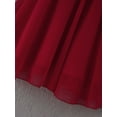 thumbnail image 6 of YiZYiF Girls Halter Pageant Ball Gown Chiffon Juniors Wedding Party Bridesmaid Dress, 6 of 7