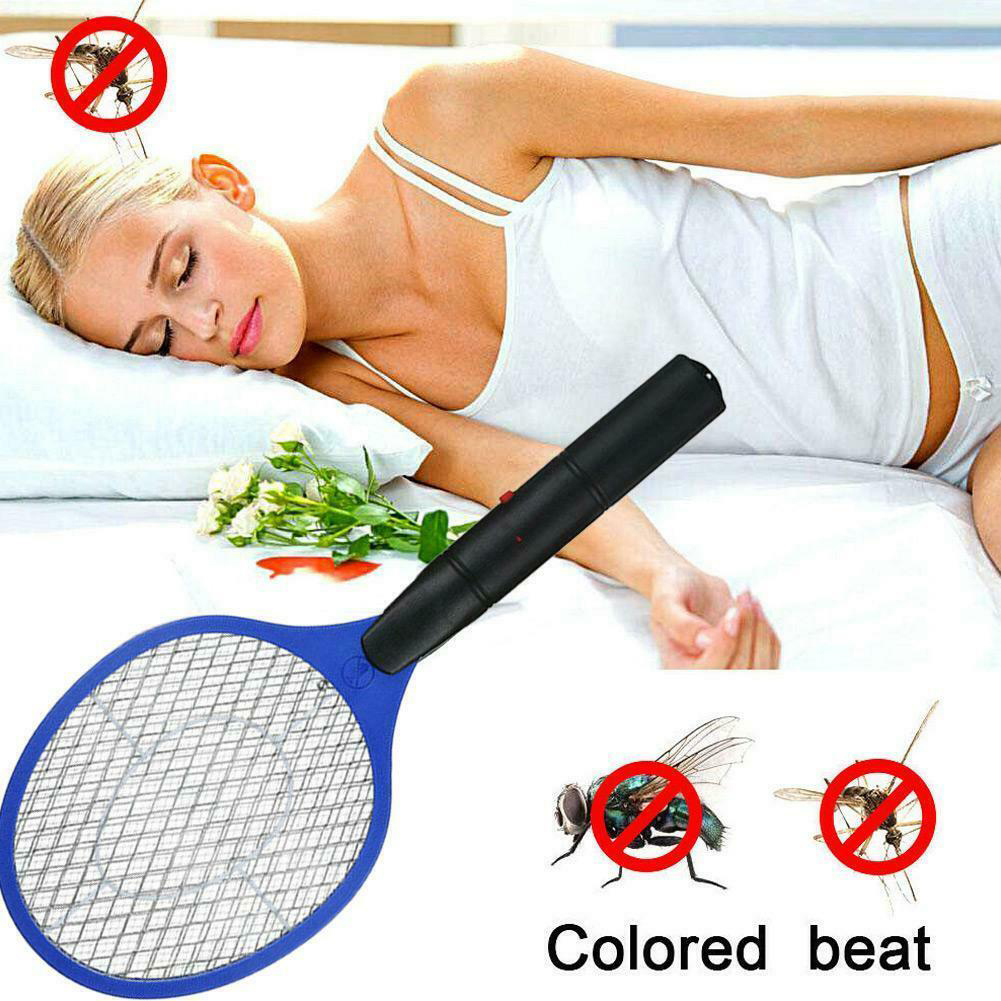 Electric Handheld Cordless Mosquito Racket Fly Insect Swatter Zapper