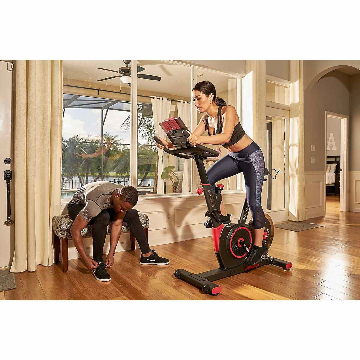 Echelon EX1 Smart Connect Indoor Cycling Exercise Bike with 90 Day Free Premier Membership ($105 Value)