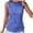 Blue, variant on CAIXIA Exercise Tank Tops for Women Sleeveless Cropped Tank Tops Crewneck Basic Undershirt Tops for Athletic Running Tennis Yoga Stretch Gym Clothes,Blue