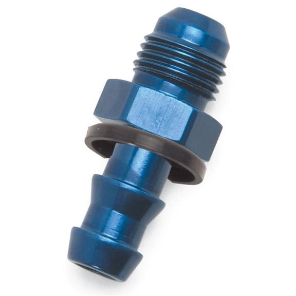 Russell Performance -8 AN Male to 1/2in Barb (Blue)