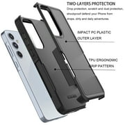 For Samsung Galaxy A55 5G Phone Case, Ebizware Shockproof Case Military Grade Heavy Duty Full Body Protection Rugged Cover for Galaxy A55 5G, Black