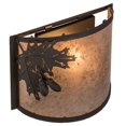 thumbnail image 7 of Meyda Tiffany 23836 Acorn 12" Wide 1 Light Wall Washer - Rust, 7 of 7