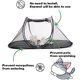 thumbnail image 3 of Tienda de campaña para gatos al aire libre, tienda de campaña para mascotas adecuada para gatos y animales pequeños, tienda de campaña portátil para ejercicio interior con bolsa de transporte negra, 3 of 7