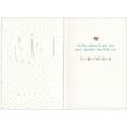 thumbnail image 2 of Pictura Baby Text with Green Scalloped Edge New Baby Congratulations Card, 2 of 2