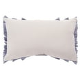 thumbnail image 3 of SAFAVIEH Grema Solid Pillow, 12" x 20", Light Grey/Periwinkle, 3 of 3