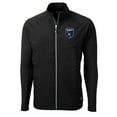 thumbnail image 2 of Men's-Cutter & Buck  Black San Jose Earthquakes Adapt Eco Knit Hybrid Recycled Raglan Full-Zip Jacket, 2 of 3