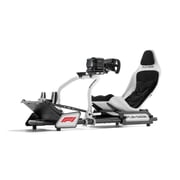 Playseat® Formula Instinct F1® Edition Racing Simulator Cockpit with X-Adapt™ Adjustment, White