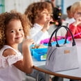 thumbnail image 4 of Lifewit Lunch Bag for Women Men Medium, Insulated Lunch Box, Reusable Lunch Tote Bag Stripe, 4 of 8