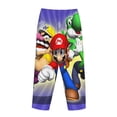 thumbnail image 3 of Lsque Mario Print Women's Pajama Pants, Lounge Pant - Comfortable Home Wear,Elastic Waistband, Stylish Design-XX-Large, 3 of 9
