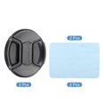 thumbnail image 3 of Unique Bargains Center Pinch Front Lens Cover Dust Camera Lens Cap for Lens with 77mm Thread, 2 Pack, 3 of 6